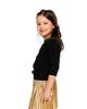 Deux Par Deux Deux par Deux Girls' Lace Detail Crew Neck Ribbed Hem Knitted Sweater - 3