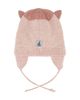 Deux Par Deux Deux par Deux Girls' Leopard Face Fleece Lined Ear Flap Winter Knit Hat - 2
