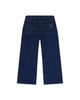 Deux Par Deux Deux par Deux Girls' Lurex Topstitch Wide Leg Jeggings - 2