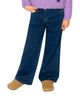 Deux Par Deux Deux par Deux Girls' Lurex Topstitch Wide Leg Jeggings - 4