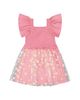 Deux Par Deux Deux par Deux Girls' Mesh and Crinkle Jersey Smocking Dress - 2