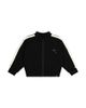 Deux Par Deux Deux par Deux Girls' Milano Stripe Sleeve Sequin Heart Jacket - 1