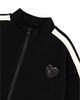 Deux Par Deux Deux par Deux Girls' Milano Stripe Sleeve Sequin Heart Jacket - 3