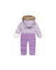 Deux Par Deux Deux par Deux Girls' Mini Flowers Snug Car Seat Fleece Neckwarmer One Piece Snowsuit - 2