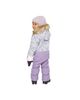 Deux Par Deux Deux par Deux Girls' Mini Flowers Snug Car Seat Fleece Neckwarmer One Piece Snowsuit - 6