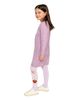 Deux Par Deux Deux par Deux Girls' Openwork Knit Poodle Applique Dress - 6
