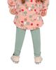 Deux Par Deux Deux par Deux Girls' Organic Cotton Cat Knee Elastic Waist Leggings - 4