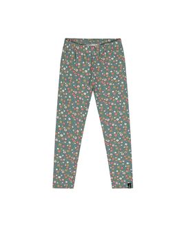 Deux Par Deux Deux par Deux Girls' Organic Cotton Ditsy Floral Elastic Waist Leggings