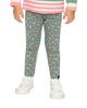 Deux Par Deux Deux par Deux Girls' Organic Cotton Ditsy Floral Elastic Waist Leggings - 4