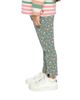 Deux Par Deux Deux par Deux Girls' Organic Cotton Ditsy Floral Elastic Waist Leggings - 6