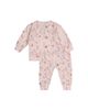 Deux Par Deux Deux par Deux Girls' Organic Cotton Floral Shoulder Button Pants and Top Set - 3