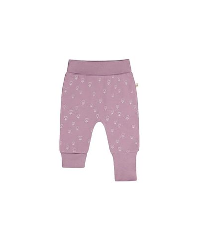Deux Par Deux Deux par Deux Girls' Organic Cotton Foldover Waist Floral Evolutive Pants