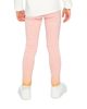 Deux Par Deux Deux par Deux Girls' Organic Cotton Glitter Hem Elastic Waist Leggings - 5