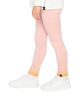 Deux Par Deux Deux par Deux Girls' Organic Cotton Glitter Hem Elastic Waist Leggings - 6