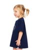 Deux Par Deux Deux par Deux Girls' Organic Cotton Holographic Heart Jersey T-Shirt - 6