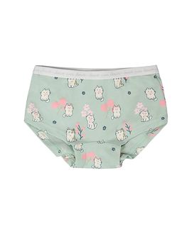 Deux Par Deux Deux par Deux Girls' Organic Cotton Kitten Boyshort Panty