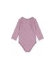 Deux Par Deux Deux par Deux Girls' Organic Cotton Long Sleeve Heart Floral Romper - 4