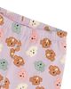 Deux Par Deux Deux par Deux Girls' Organic Cotton Poodle Back Pocket Elastic Waist Leggings - 3