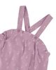 Deux Par Deux Deux par Deux Girls' Organic Cotton Puffy Sleeve Romper and Adjustable Overall Set - 5