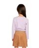 Deux Par Deux Deux par Deux Girls' Organic Cotton Sparkly Graphic Long Sleeve T-Shirt - 6