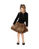 Deux Par Deux Deux par Deux Girls' Peter Pan Collar Long Sleeve Stretch T-Shirt - 4