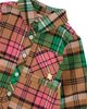 Deux Par Deux Deux par Deux Girls' Plaid Button Front Chest Pocket Shirt Dress - 3