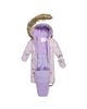 Deux Par Deux Deux par Deux Girls' Play Cat Faux Fur Hood Car Seat One Piece Snowsuit - 3