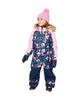 Deux Par Deux Deux par Deux Girls' Play Floral Faux Fur Hood & One Piece Snowsuit - 4
