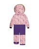 Deux Par Deux Deux par Deux Girls' Play Flower Faux Fur Hood & Expandable Sleeve One Piece Snowsuit - 2