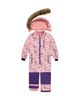 Deux Par Deux Deux par Deux Girls' Play Flower Faux Fur Hood & Expandable Sleeve One Piece Snowsuit - 3