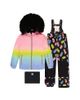 Deux Par Deux Deux par Deux Girls' Play Gradient Jacket & Gummy Bear Pants Two Piece Snowsuit - 1