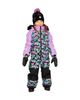 Deux Par Deux Deux par Deux Girls' Play Heart Faux Fur Hood & Expandable Sleeve One Piece Snowsuit - 5