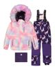 Deux Par Deux Deux par Deux Girls' Play Jacket & Unicorn Pants Two Piece Snowsuit - 1
