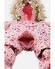 Deux Par Deux Deux par Deux Girls' Play Mini Flower Faux Fur Hood Car Seat One Piece Snowsuit - 5