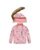 Deux Par Deux Deux par Deux Girls' Play Mini Flower Jacket & Pants Two Piece Snowsuit - 3