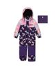 Deux Par Deux Deux par Deux Girls' Play Unicorn Hood & Expandable Sleeve One Piece Snowsuit - 1