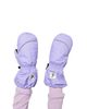 Deux Par Deux Deux par Deux Girls' Play Waterproof Rubberized Palm Winter Mittens - 2