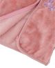 Deux Par Deux Deux par Deux Girls' Plush Flower Embroidered Zip Jacket - 4
