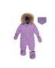 Deux Par Deux Deux par Deux Girls' Quilted Fleece-Lined One Piece Snowsuit - 1