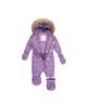Deux Par Deux Deux par Deux Girls' Quilted Fleece-Lined One Piece Snowsuit - 3
