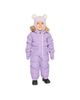Deux Par Deux Deux par Deux Girls' Quilted Fleece-Lined One Piece Snowsuit - 5