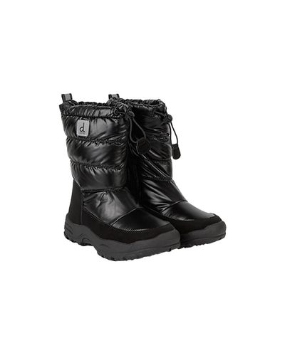 Deux Par Deux Deux par Deux Girls' Quilted Nylon Waterproof Shell Treaded Sole Winter Boots