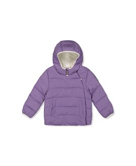 Deux Par Deux Deux par Deux Girls' Quilted PrimaLoft Car Seat Adapted Winter Jacket