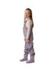 Deux Par Deux Deux par Deux Girls' Rain Reflective Strip Adjustable Suspender Overalls - 2