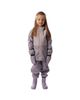 Deux Par Deux Deux par Deux Girls' Rain Reflective Strip Adjustable Suspender Overalls - 4