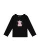 Deux Par Deux Deux par Deux Girls' Rainbow Teddy Bear Raglan Organic Cotton Crew Neck T-Shirt - 1