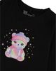 Deux Par Deux Deux par Deux Girls' Rainbow Teddy Bear Raglan Organic Cotton Crew Neck T-Shirt - 3