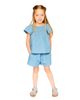 Deux Par Deux Deux par Deux Girls' Relaxed Fit Chambray Shorts - 2