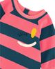 Deux Par Deux Deux par Deux Girls' Relaxed Knit Engineer Stripe Dress - 3