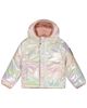 Deux Par Deux Deux par Deux Girls' Reversible Mid-Season Fleece Flower Sleeve Hooded Jacket - 5